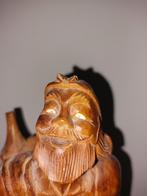 Oud Chinees handgesneden beeldje sandelhout, Shou Xing ,, Ophalen
