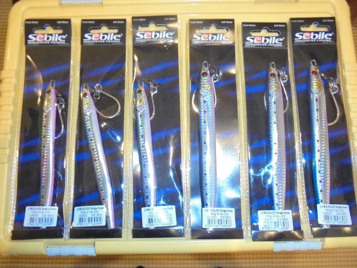 Big Game Sebile Long Slide Clever Jig Pilker 180g en 120g., Watersport en Boten, Hengelsport | Zeevissen, Nieuw, Overige typen