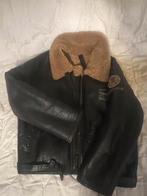 Nieuwe Vintage Lamsleren Winterjas - XXL, Kleding | Heren, Jassen | Winter, Ophalen of Verzenden, Gedragen, Overige maten, Zwart