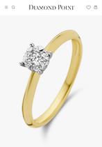 Diamont point ring 0.17 ct  (verlovingsring/ diamanten ring), Sieraden, Tassen en Uiterlijk, Ringen, Ophalen, Zo goed als nieuw