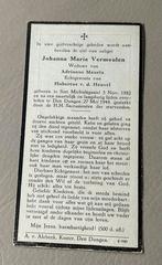 Bidprentje Johanna Maria Vermeulen, 1944, Ophalen of Verzenden, Bidprentje