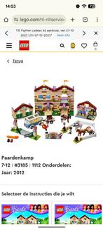 Lego Friends paardenkamp 3185, Kinderen en Baby's, Speelgoed | Duplo en Lego, Ophalen of Verzenden, Zo goed als nieuw