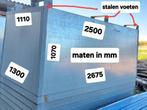 Stalen lekbakken tbv onder magazijnstelling, Diversen, Ophalen, Zo goed als nieuw