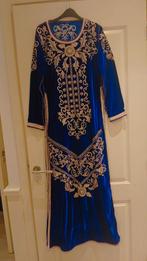 Mooie marokkans kaftan, Ophalen of Verzenden, Zo goed als nieuw, Maat 38/40 (M), Blauw