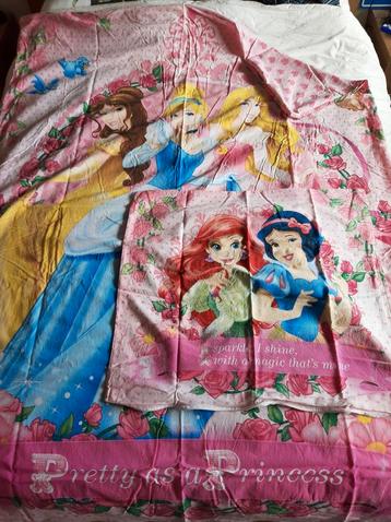 Disney's Prinsessen dekbed overtrek, 1 persoons, tweezijdig