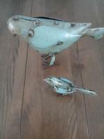 set metalen vogels., Ophalen of Verzenden, Gebruikt