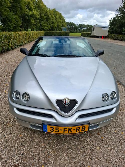 Alfa Romeo Spider 1.8 Twin Spark 2000 Grijs, Auto's, Alfa Romeo, Particulier, Spider, Benzine, Cabriolet, Handgeschakeld, Origineel Nederlands