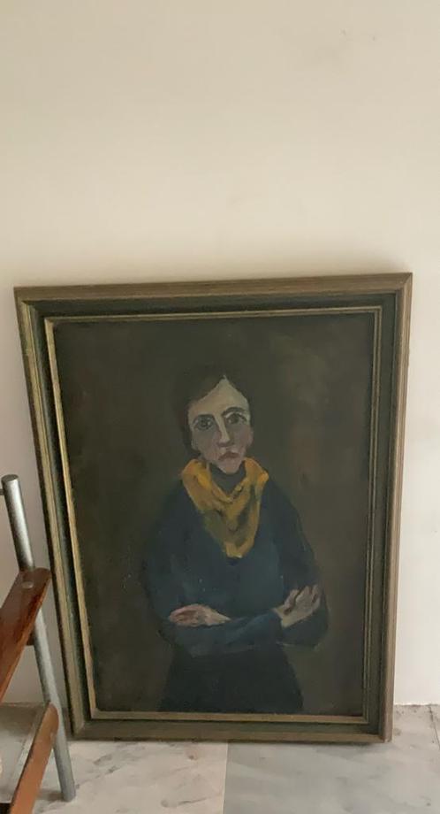 Olieverf schilderij Barend van Voorden, Antiek en Kunst, Kunst | Schilderijen | Klassiek, Ophalen of Verzenden