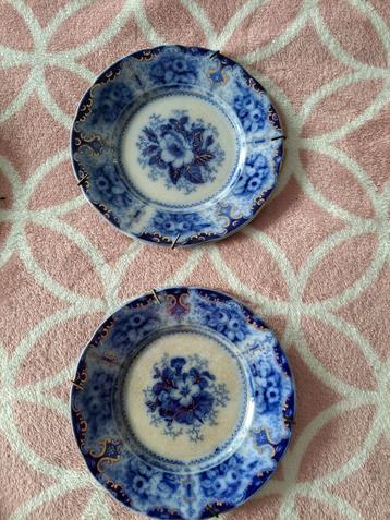 Blauw Witte Bordjes - 19cm Doorsnee beschikbaar voor biedingen