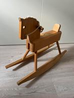 Vintage houten hobbelpaard, Ophalen, Gebruikt