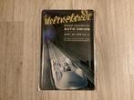 Retro AUTO UNION WELTREKORTE reclame bord (geen emaille), Ophalen of Verzenden, Nieuw, Reclamebord