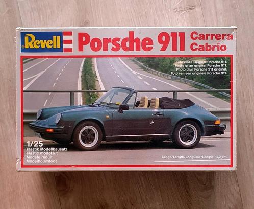 Revell Porsche Carrera cabrio 1/25, Hobby en Vrije tijd, Modelbouw | Auto's en Voertuigen, Zo goed als nieuw, Auto, Groter dan 1:32
