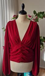 Burgundy Blouse Top - Maat XL - Nieuw!, Shein, Ophalen of Verzenden, Nieuw, Rood