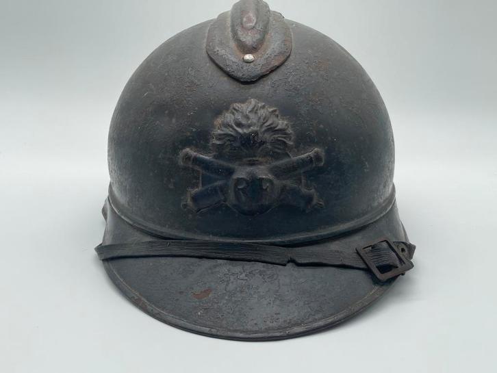 Franse artillerie adrian helm, Verzamelen, Militaria | Algemeen, Landmacht, Helm of Baret, Overige gebieden, Ophalen of Verzenden