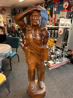 Originele zware houten indiaan, super kwaliteit ingeruild., Ophalen, Nieuw, Dier