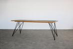 vintage eettafel | tafel | jaren 70 | Denemarken, Huis en Inrichting, Gebruikt, Metaal, Timbeije@hotmail.com, Vijf personen of meer