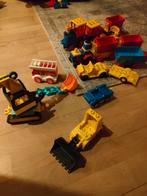 Duplo (graafmachine, treintje, knikkerbaan) en veel blokken, Ophalen