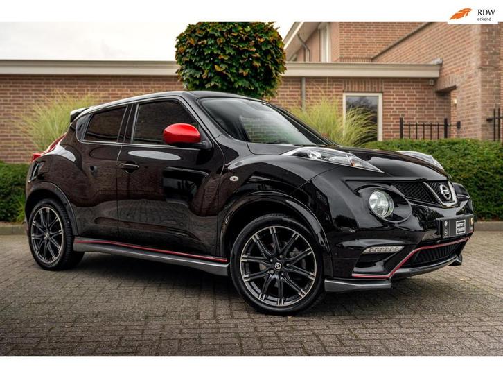 Nissan Juke 1.6 Turbo NISMO 4X4 All-Mode 200pk Aut. LED Alca, Auto's, Nissan, Bedrijf, Te koop, Juke, 4x4, ABS, Achteruitrijcamera