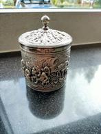 Verzilverd Theebusje van Douwe Egberts, Antiek en Kunst, Antiek | Goud en Zilver, Ophalen of Verzenden