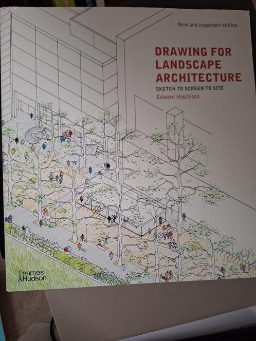 Drawing for landscape architecture, Edward Hutchison, Boeken, Kunst en Cultuur | Architectuur, Zo goed als nieuw, Architectuur algemeen