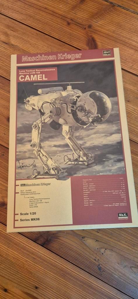 Camel maschinen krieger modelbouw 1/20, Hobby en Vrije tijd, Modelbouw | Figuren en Diorama's, Zo goed als nieuw, Ophalen of Verzenden