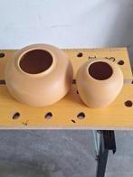 2 vazen terra, Overige kleuren, Aardewerk of Porselein, Ophalen of Verzenden, Zo goed als nieuw