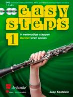 lesboek Klarinet-Easy Steps Vol.1 Klarinet +DVD + 2 cd's, Muziek en Instrumenten, Ophalen of Verzenden, Gebruikt, Les of Cursus