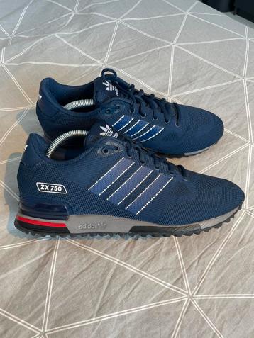 Adidas ZX 750 Woven Maat 43 1/3 Blauw beschikbaar voor biedingen