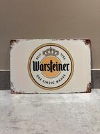 Mancave Bar Café Wanddecoratie metalen bordje Warsteiner, Ophalen of Verzenden, Zo goed als nieuw, Reclamebord, Plaat of Schild