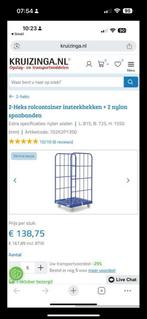 Rolcontainer met Insteekhekken, Doe-het-zelf en Verbouw, Transportwagens, Ophalen