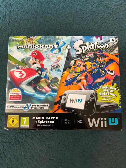 Wii U Mario Kart Splatoon pack compleet in doos met games, Spelcomputers en Games, Spelcomputers | Nintendo Wii U, Zo goed als nieuw