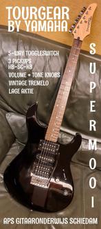 NIEUWSTAAT TOURGEAR BY YAMAHA SUPERSTRATOCASTER BLACK, Ophalen of Verzenden, Nieuw, Solid body, Overige merken