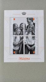 Postzegelvelletje Maxima, Postzegels en Munten, Postzegels | Nederland, Ophalen of Verzenden, Postfris