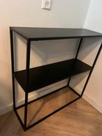 Zwarte sidetable, Huis en Inrichting, Tafels | Sidetables, 100 tot 150 cm, Ophalen of Verzenden, Zo goed als nieuw, 25 tot 50 cm