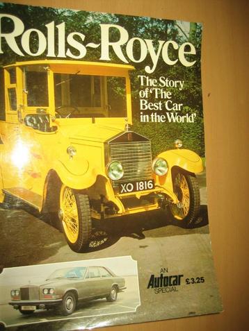 Rolls Royce The Story of The Best Car in the World beschikbaar voor biedingen