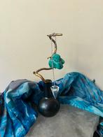 Turkoois turquoise bergkristal pendel beschermt wisdom magie, Ophalen of Verzenden, Nieuw