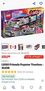 LEGO Friends 41106 Popster toerbus, Ophalen of Verzenden, Zo goed als nieuw