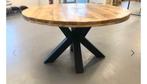 Eettafel, Huis en Inrichting, Tafels | Eettafels, Ophalen, Rond, Zo goed als nieuw, Vijf personen of meer