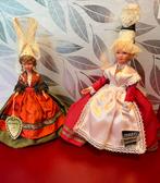 Vintage Mabel Normandie Pop en Le Minor Pop 24 en 22 cm hoog, Verzamelen, Poppen, Ophalen of Verzenden, Zo goed als nieuw, Pop