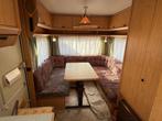 Knaus Sudwind 485 TU bouwjaar 1995 met voortent en luifel, Caravans en Kamperen, Caravans, Overige typen, Standaardzit, Bedrijf