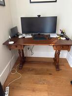 Klassiek bureau met lades, Huis en Inrichting, Bureaus, Ophalen, Gebruikt, Bureau