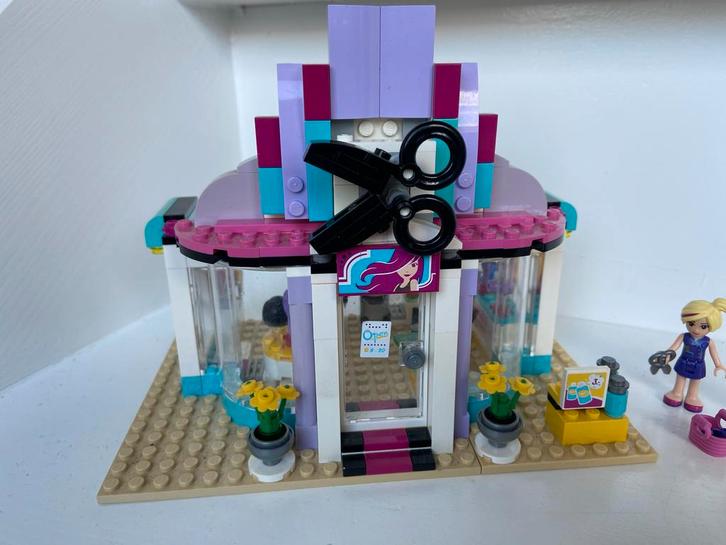 Lego Friends 41093 - Heartlake Kapsalon, Kinderen en Baby's, Speelgoed | Duplo en Lego, Zo goed als nieuw, Lego, Complete set
