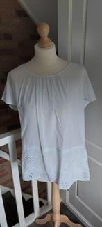 Witte hes met versierde rand - maat L, Wit, Maat 42/44 (L), Ophalen of Verzenden, Zo goed als nieuw