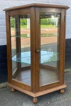 leuk eiken vitrinekastje, kan hangen en staan, 70 cm hoog, De doofpot, Verzenden, Eikenhout, Minder dan 100 cm