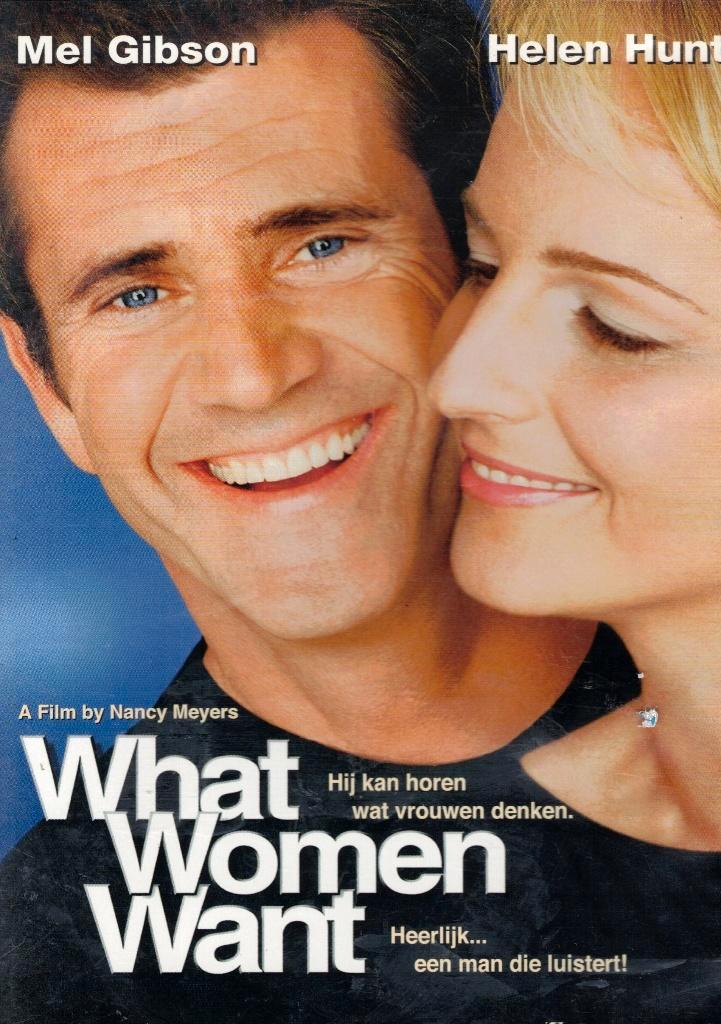 What Women Want - Nancy Meyers ( Mel Gibson ), Cd's en Dvd's, Dvd's | Komedie, Zo goed als nieuw, Romantische komedie, Alle leeftijden