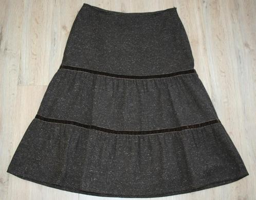 Rok Bruin, Kleding | Dames, Rokken, Zo goed als nieuw, Maat 36 (S), Bruin, Onder de knie, Ophalen of Verzenden