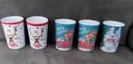 5 kerst bekers, Diversen, Kerst, Ophalen of Verzenden, Zo goed als nieuw