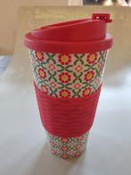 Beker to go met vrolijke print, Ophalen of Verzenden, Gebruikt