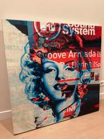 Marilyn Monroe Canvas 100x100cm, Antiek en Kunst, Ophalen of Verzenden