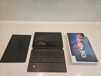 Samsung Tab S7+ 5G 256GB Mystic Black, Ophalen of Verzenden, Zo goed als nieuw, Samsung, Wi-Fi en Mobiel internet